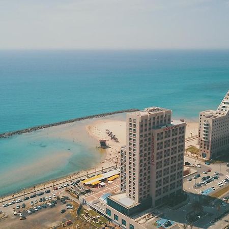 Haifa Almog Tower- "Blue Reef" Suite On The Sea Bagian luar foto