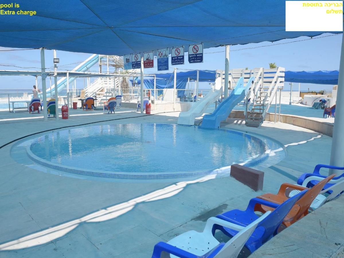 Haifa Almog Tower- "Blue Reef" Suite On The Sea Bagian luar foto