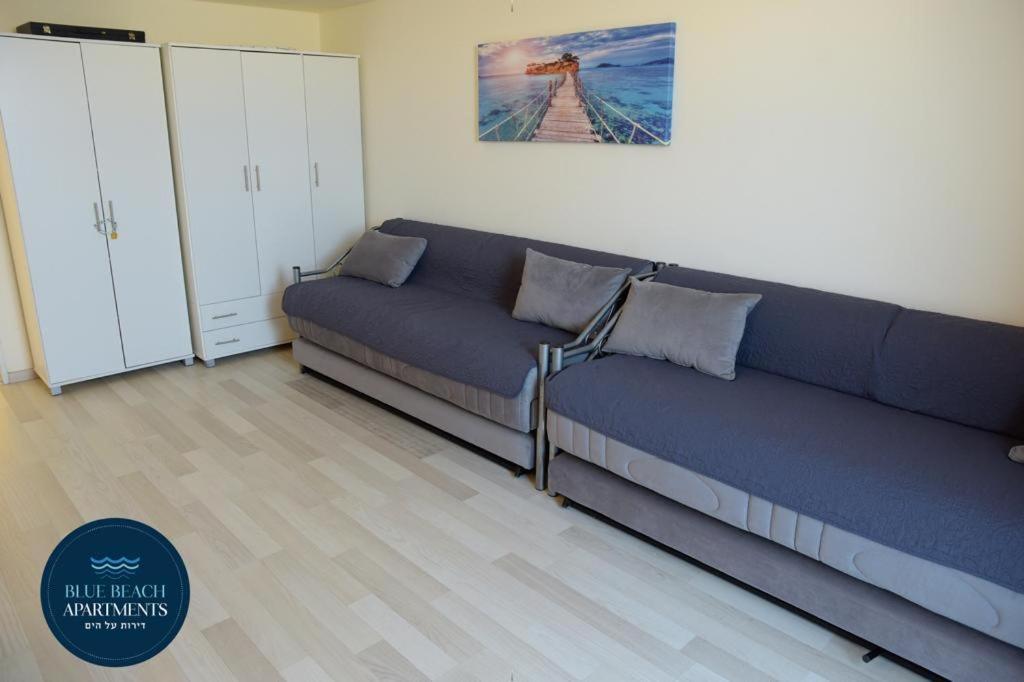 Haifa Almog Tower- "Blue Reef" Suite On The Sea Bagian luar foto