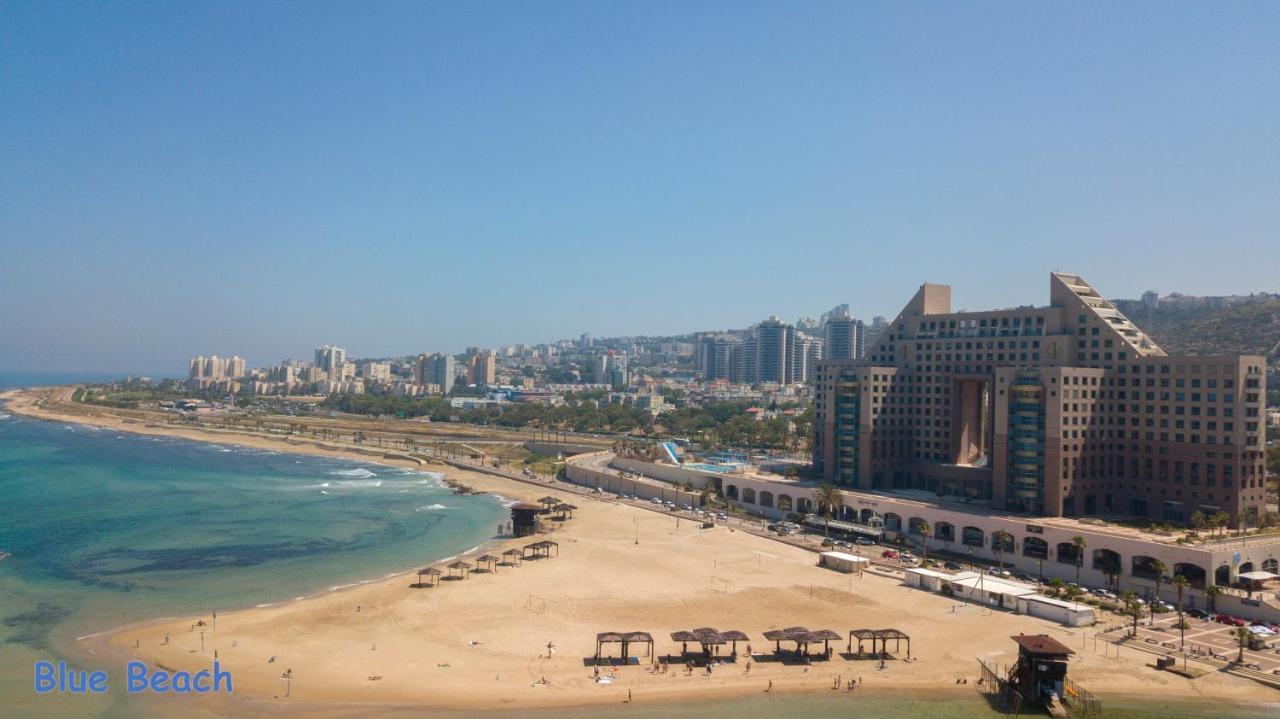Haifa Almog Tower- "Blue Reef" Suite On The Sea Bagian luar foto